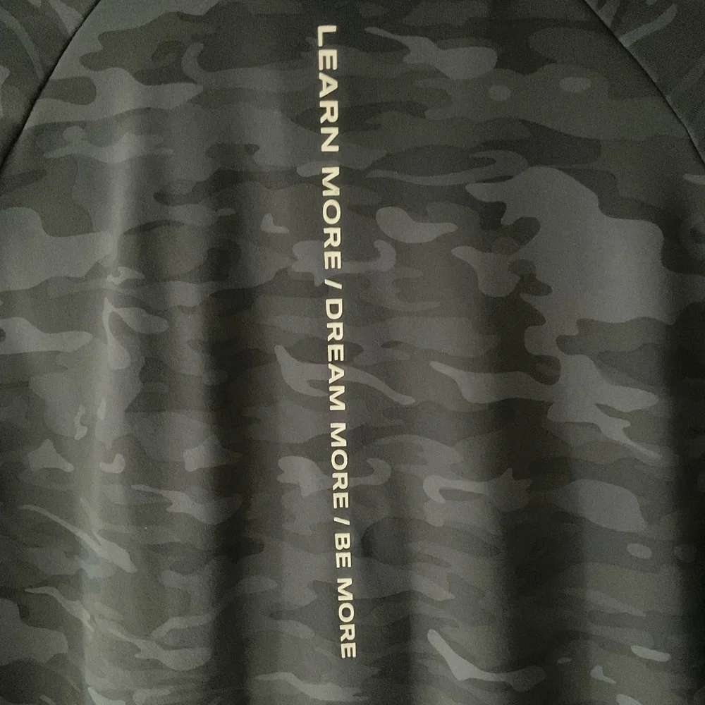 Alphalete Elite Pro Full‎ Zip Jacket Navy Blue Camo Mdnz Size Medium